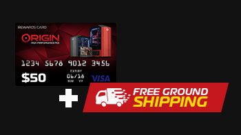 Black Friday Promo Origin Pc Free 50 Origin Pc Visa Gift Card And Us Ground Shipping